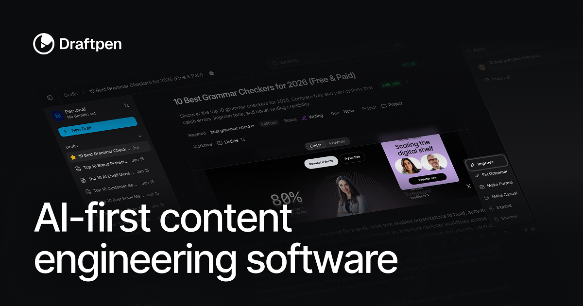 Draftpen editor preview